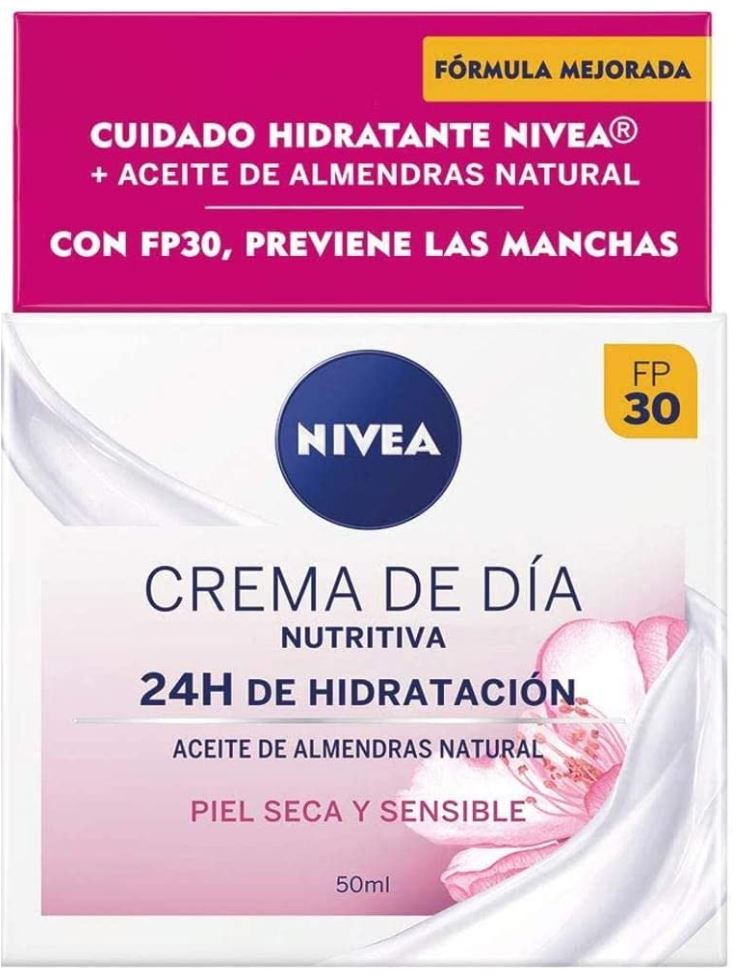 crema hidratante proteccion SPF nivea